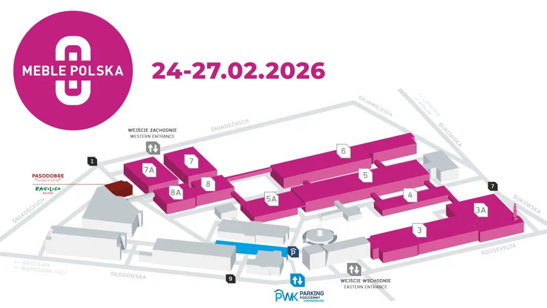 波蘭家具展展館平面圖