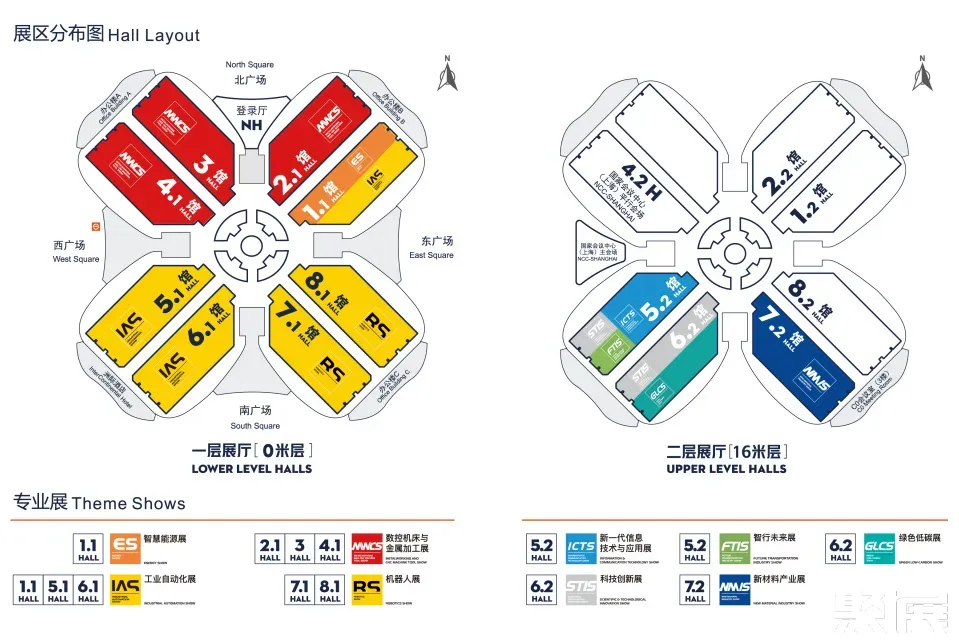 上海機器人展展館平面圖