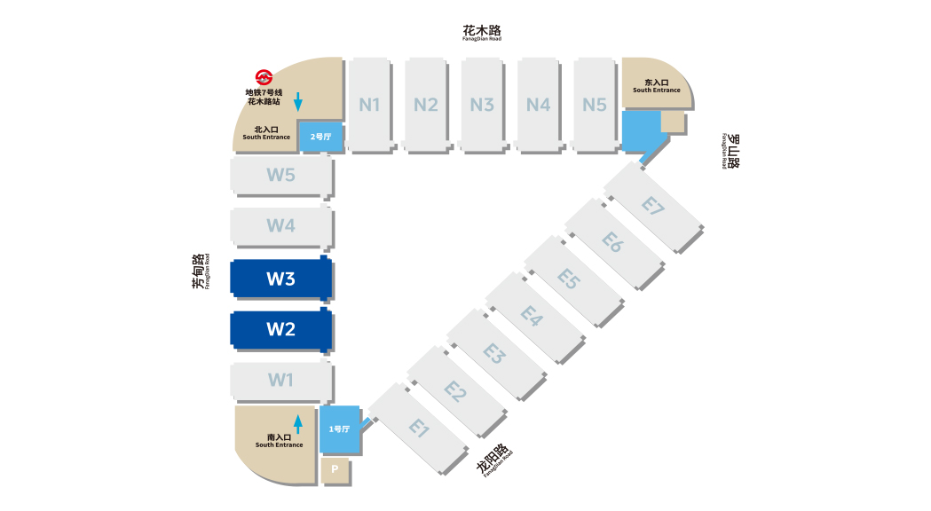 Shanghai Electronics venue floor plan