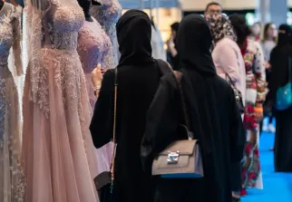 迪拜婚纱展现场图片2