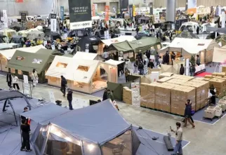 韩国户外用品展现场图片2