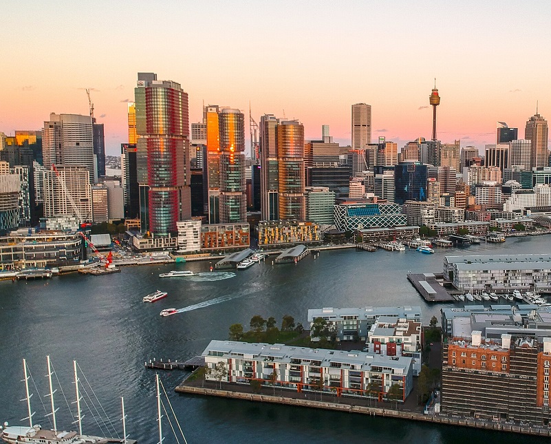 澳大利亚悉尼达令港实景图