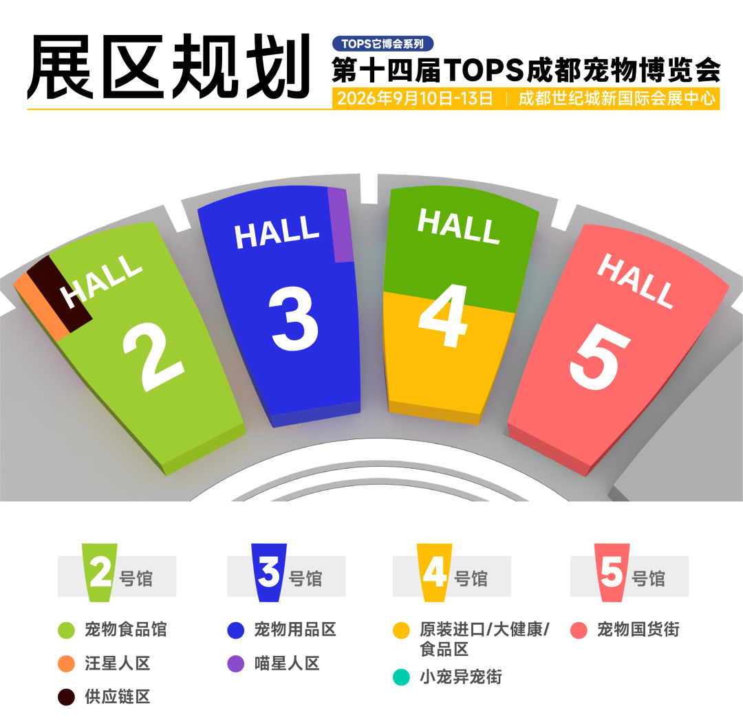 成都宠博会展馆平面图