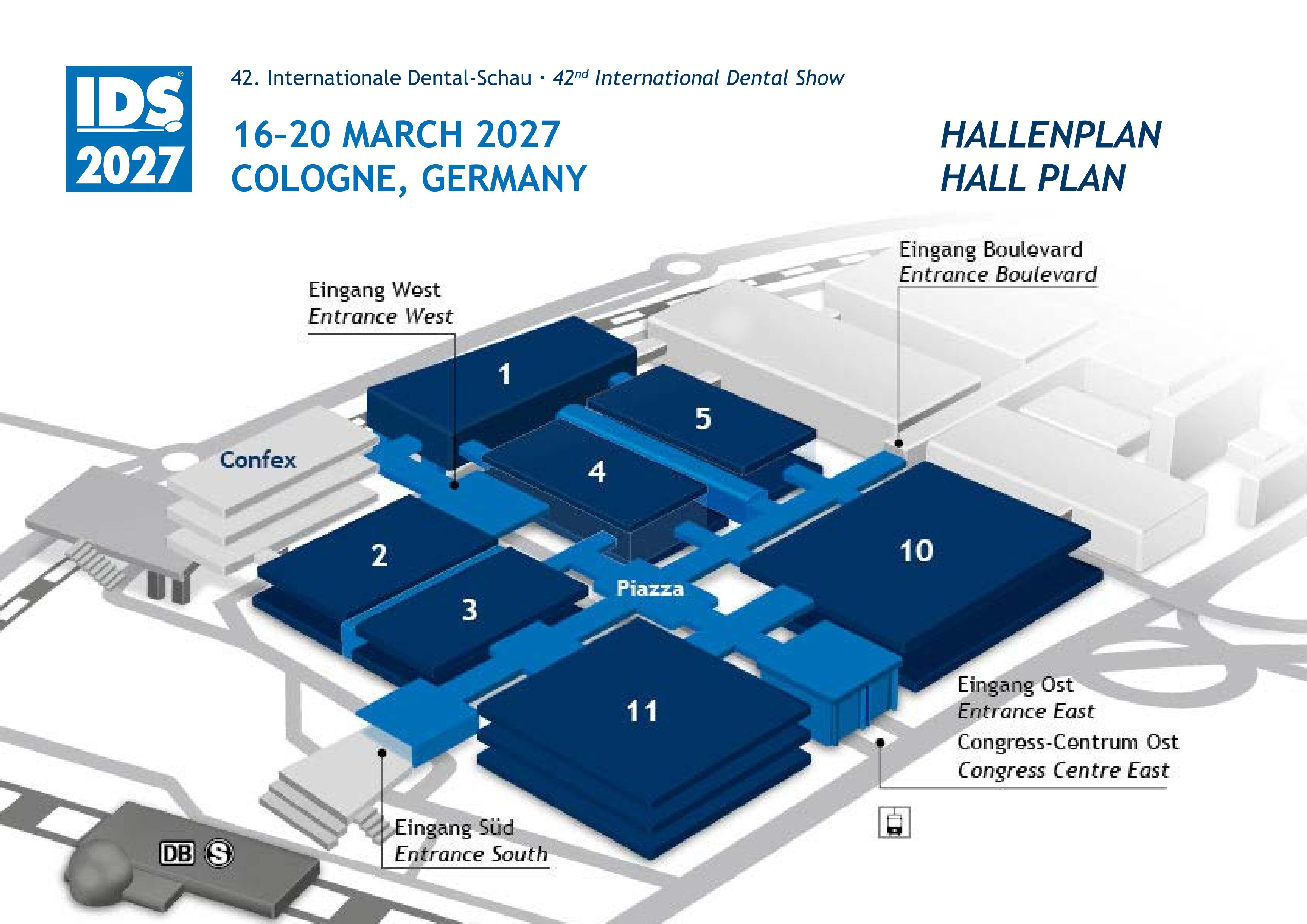 科隆口腔展展館平面圖