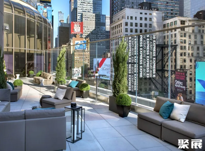 美国纽约万豪酒店实拍图