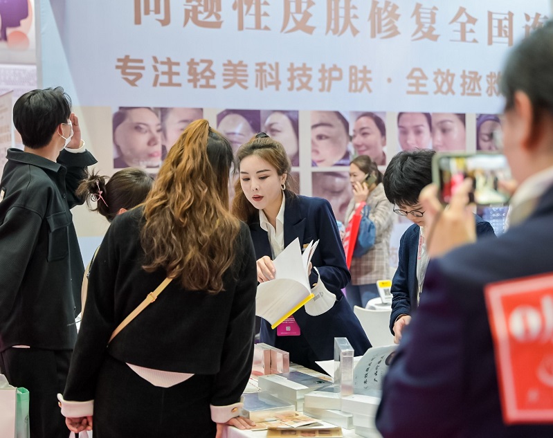 武汉市美容美发展展会现场(现场盛况)5