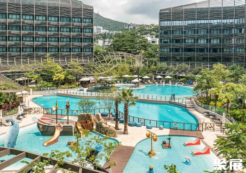 香港海洋公园万豪酒店实景