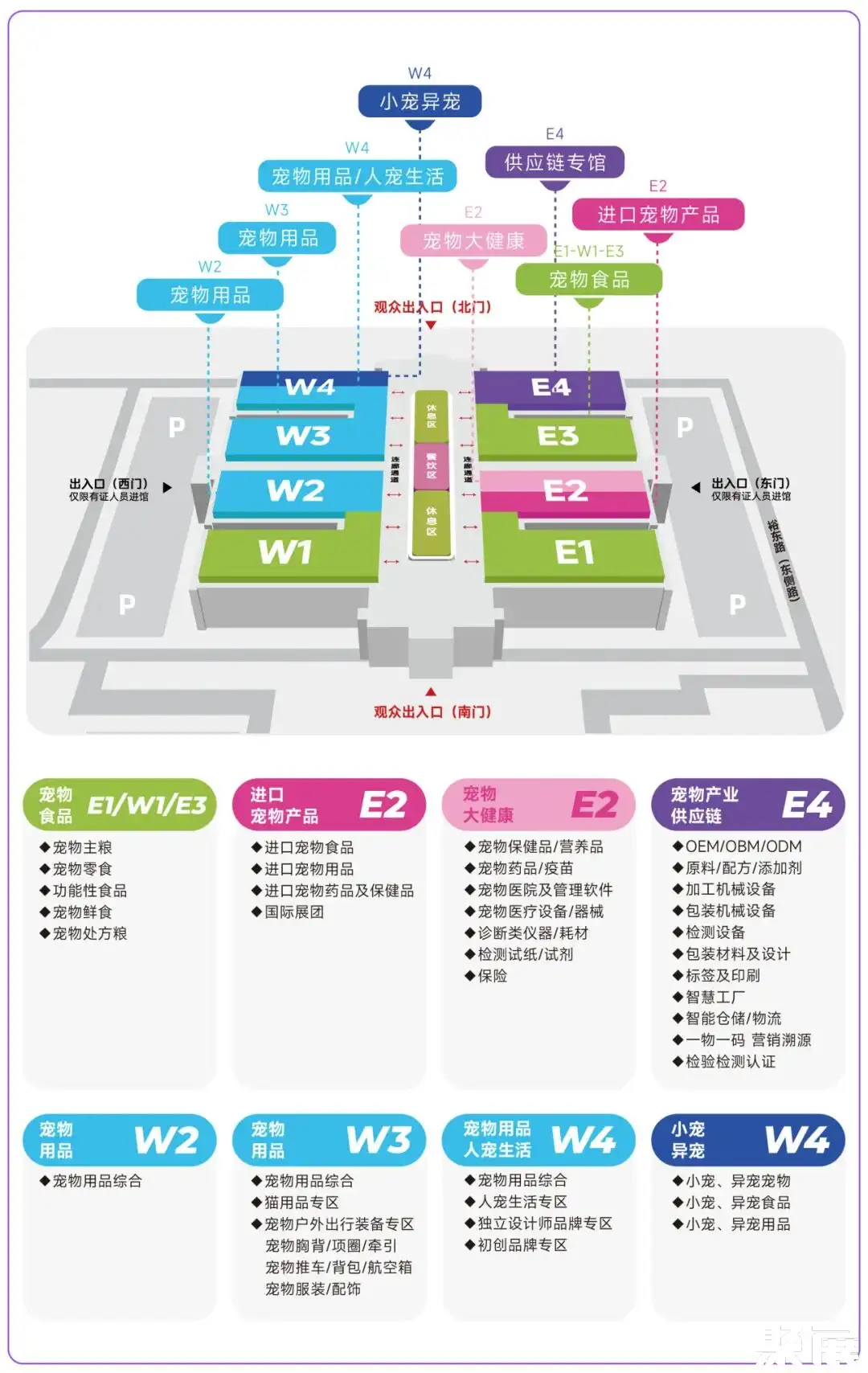 Beijing City Pet venue floor plan