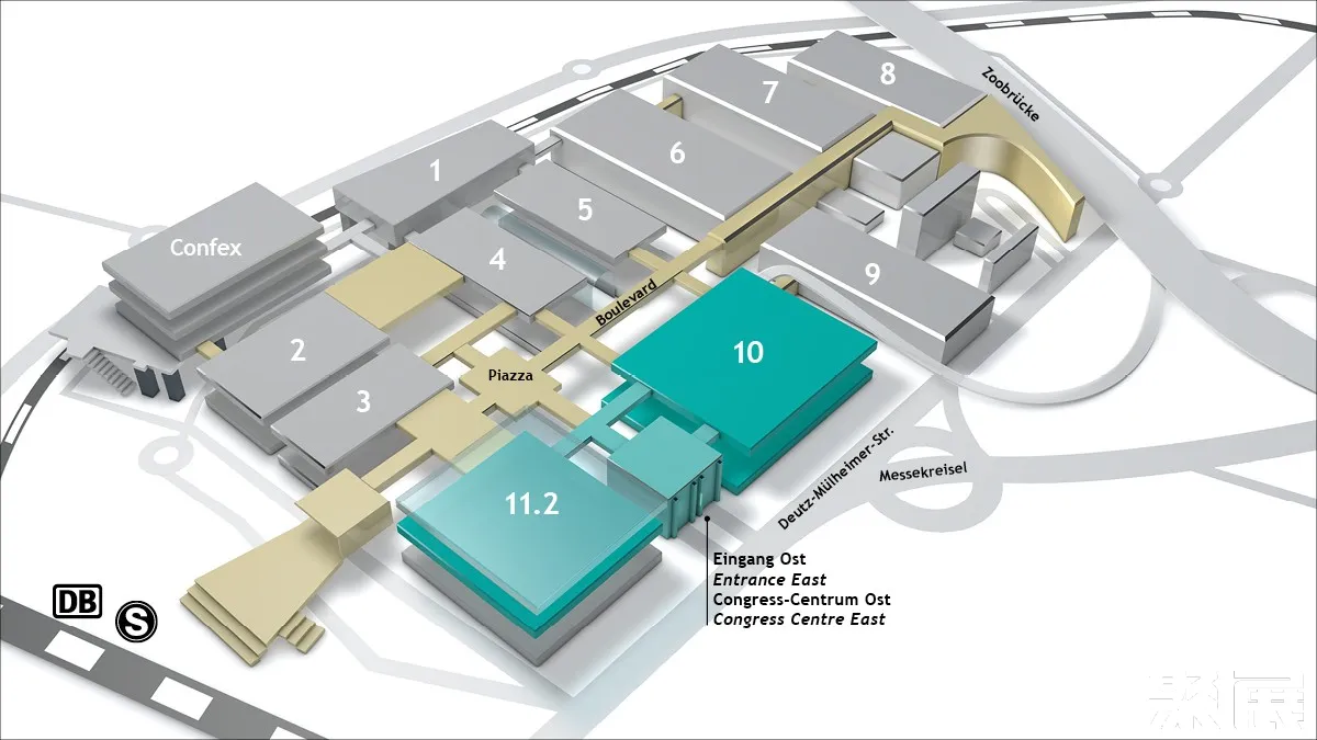 科隆嬰童展展館平面圖