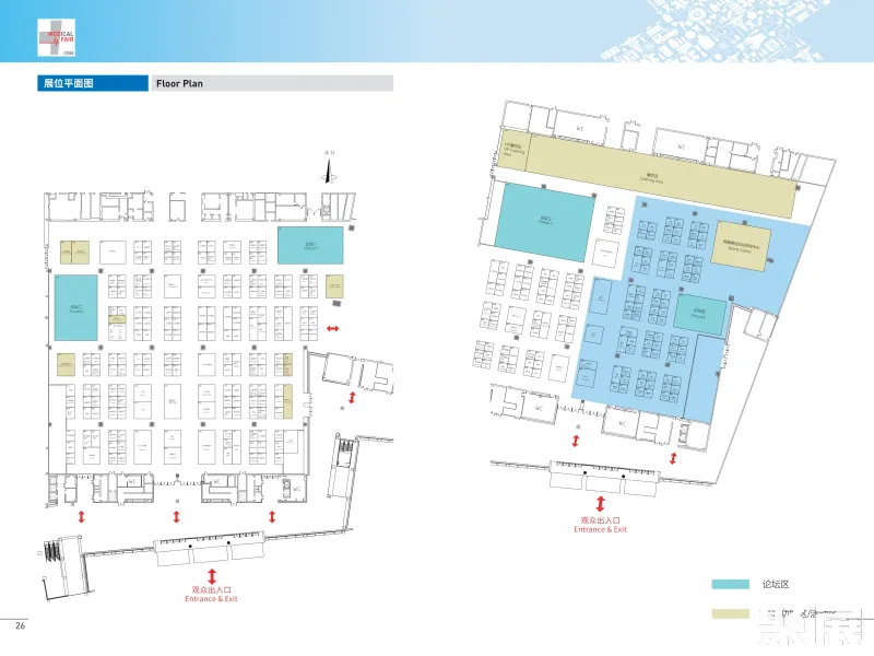 苏州医疗器械展展馆平面图