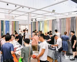 秋季柯橋窗簾展展會現(xiàn)場(現(xiàn)場盛況)3
