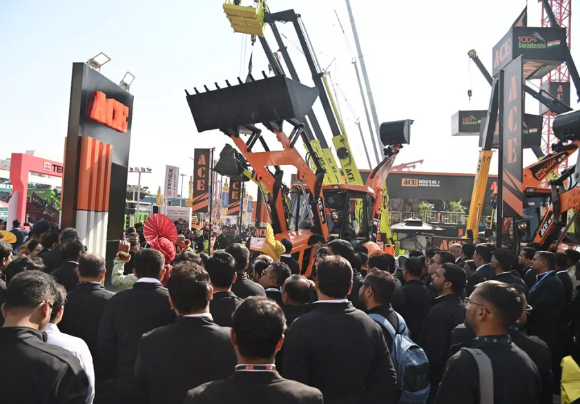 印度新德里工程机械展展会现场(现场盛况)4