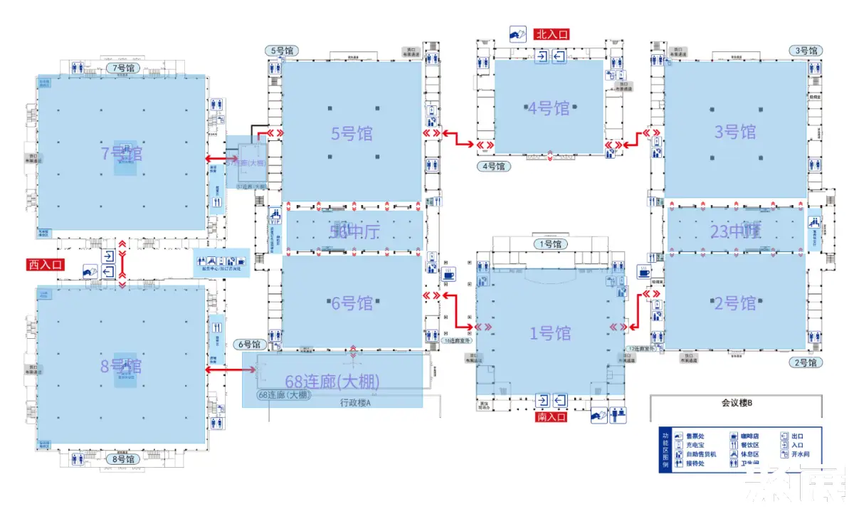 宁波中小工厂展展馆平面图