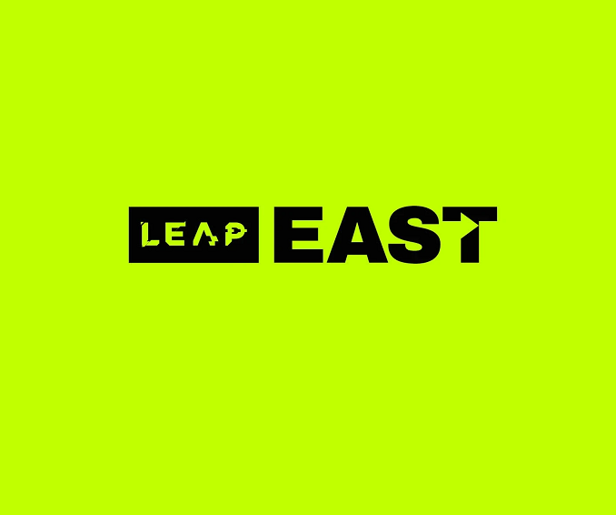 LEAP EAST exhibition logo
