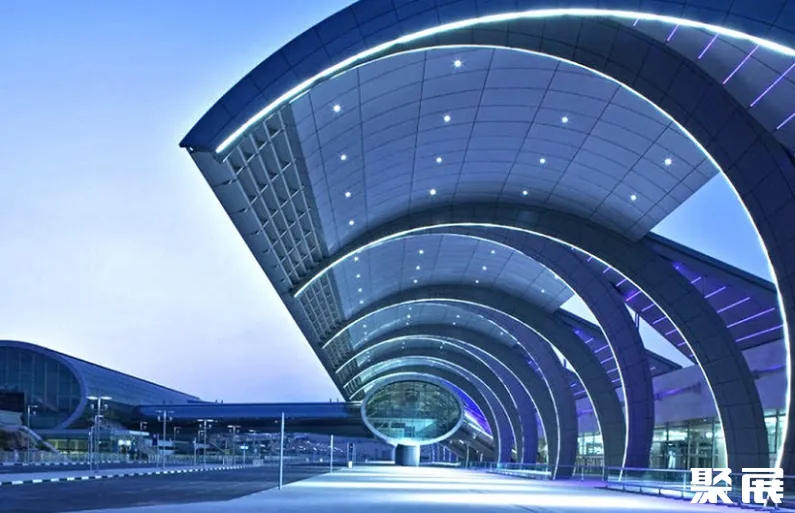 阿联酋迪拜国际机场会展中心实景