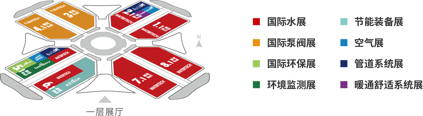 世环会展馆平面图