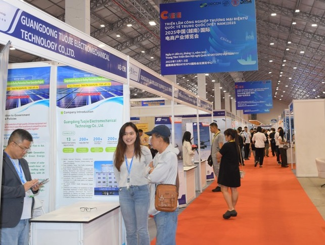 胡志明跨境电商展展会现场(现场盛况)1