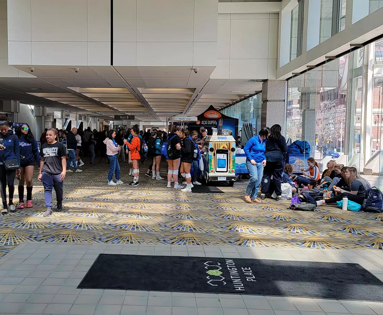 美国底特律亨廷顿广场会展中心实景