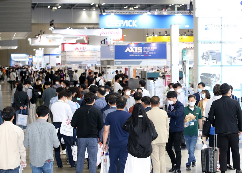 韩国化妆品展展会现场(现场盛况)1