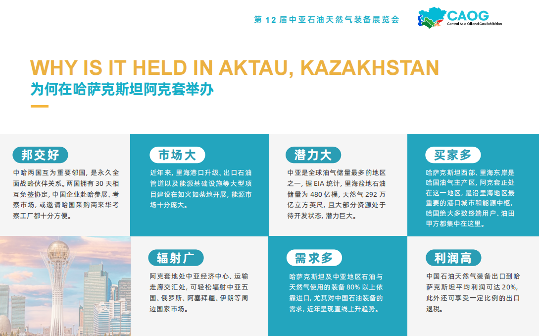 哈薩克斯坦石油天然氣展展會介紹4