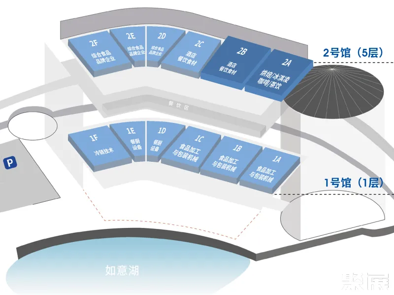 郑州酒店展展馆平面图