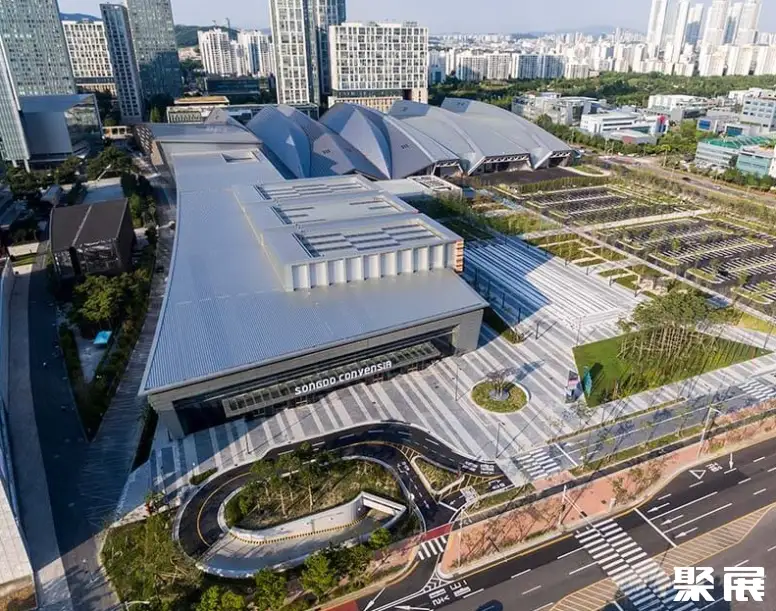 韩国仁川松岛会展中心实拍图
