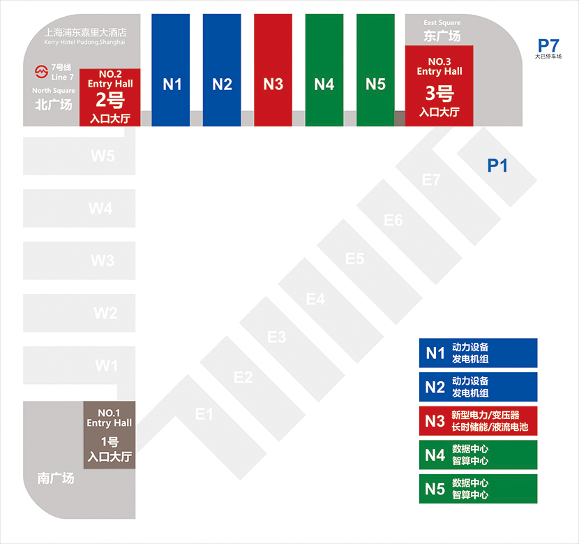 GPOWER動(dòng)力展展館平面圖