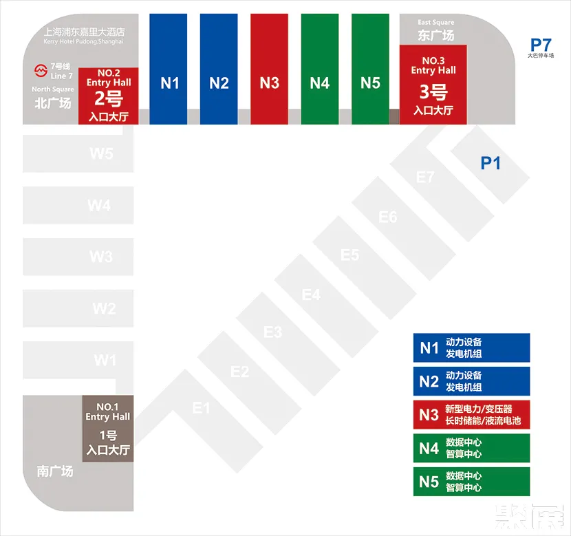 GPOWER動(dòng)力展展館平面圖