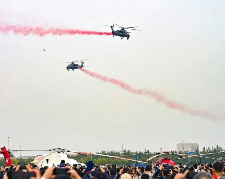 天津空港经济区中航直升机产业基地实拍