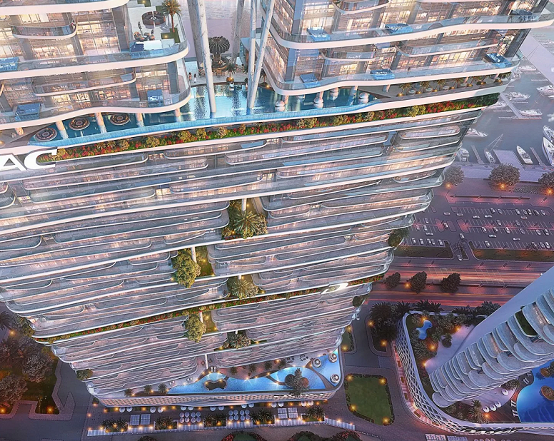 阿联酋迪拜国际航海俱乐部实拍