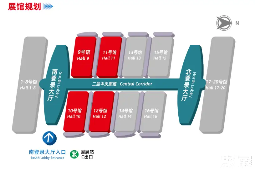 华南机器人展展馆平面图