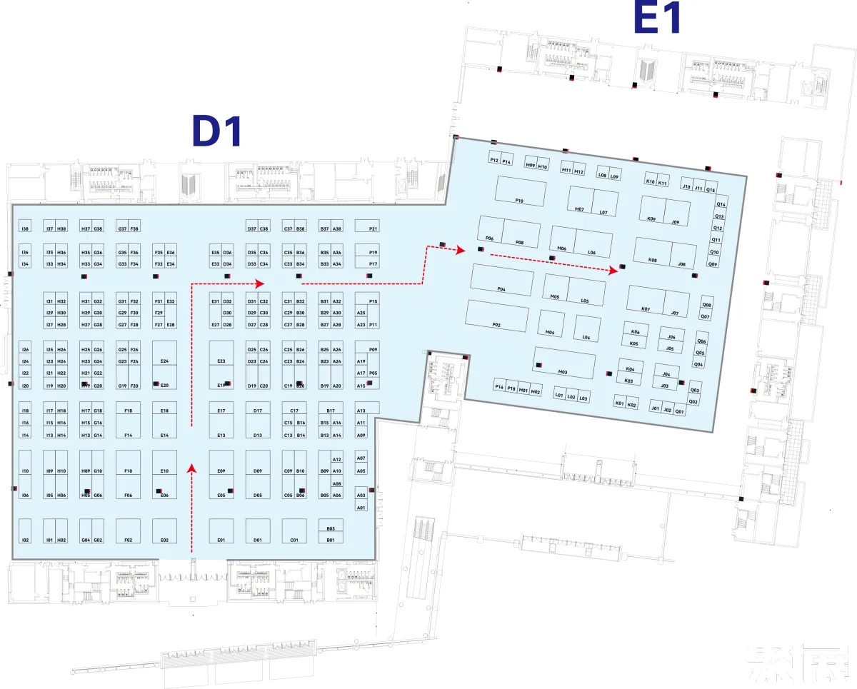 蘇州緊固件展展館平面圖
