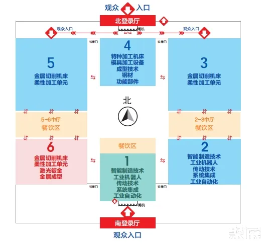 寧波機(jī)床模具展展館平面圖