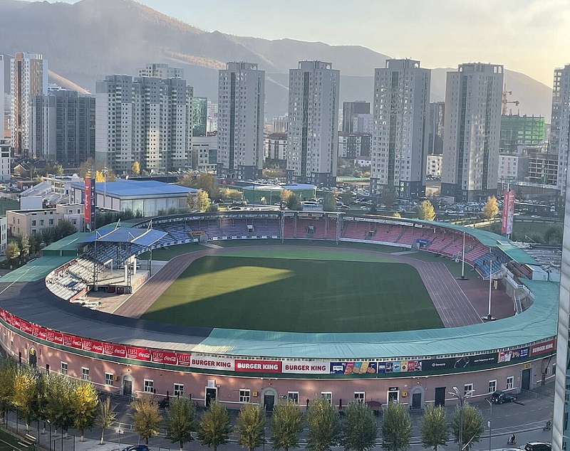蒙古乌兰巴托国家体育馆实景图