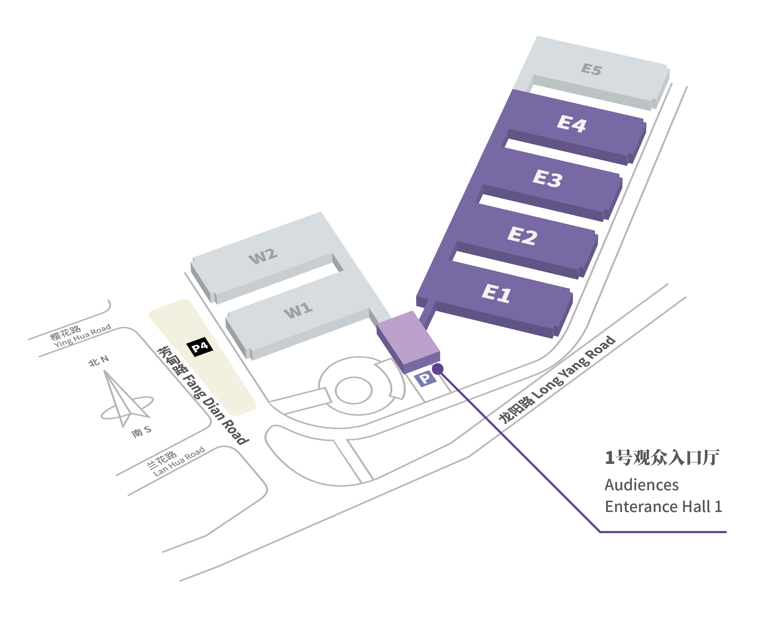 上?；ɑ軋@藝展展館平面圖