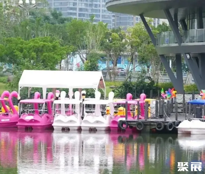 温州苍南县城新区中心湖广场实拍