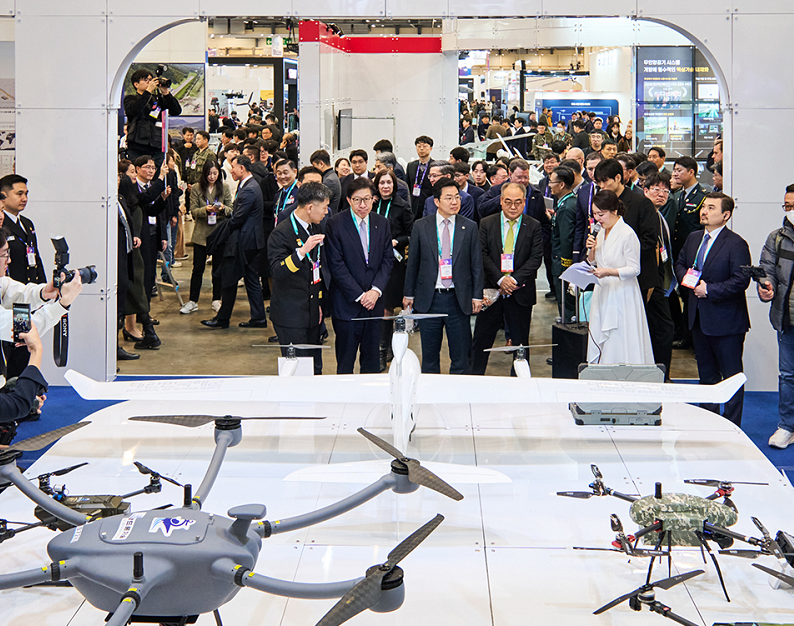 韩国无人机展展会现场(现场盛况)10