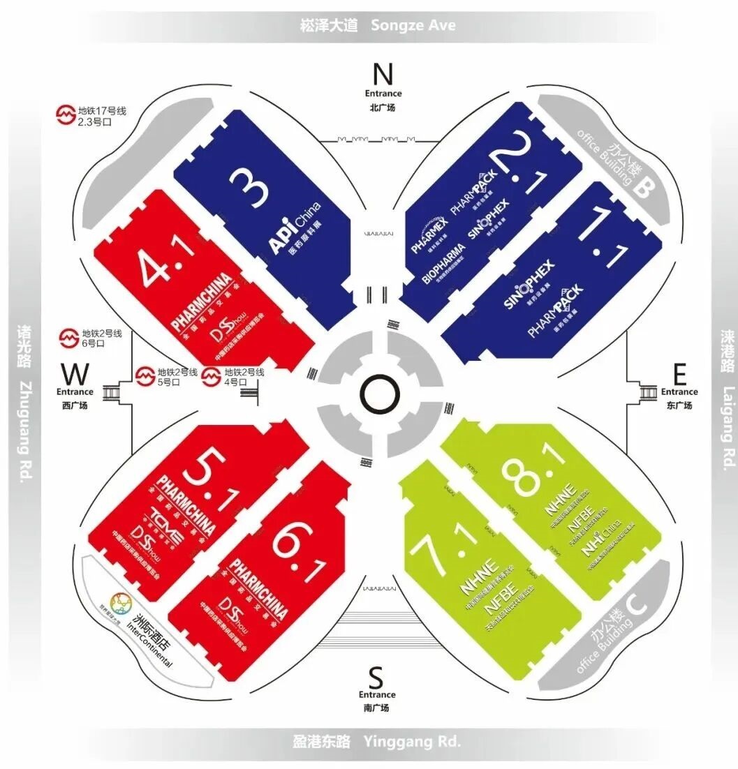 上海營養(yǎng)展展館平面圖