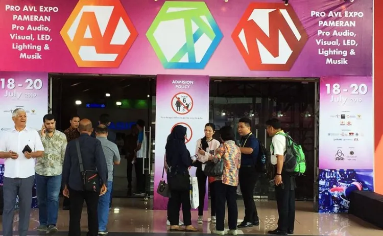 印尼雅加达乐器灯光及音响展览会