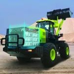 晋工首款搭载400kW·h电池的车电分离装载机下线