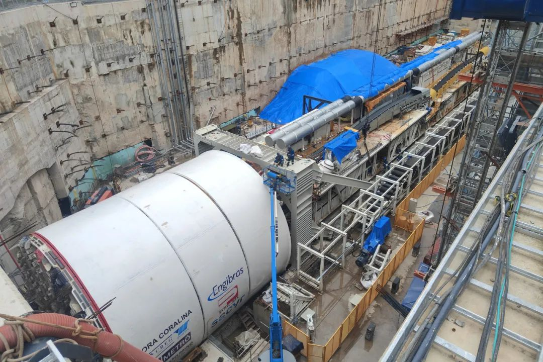 南美洲最大直径盾构机“中铁1207号”下线