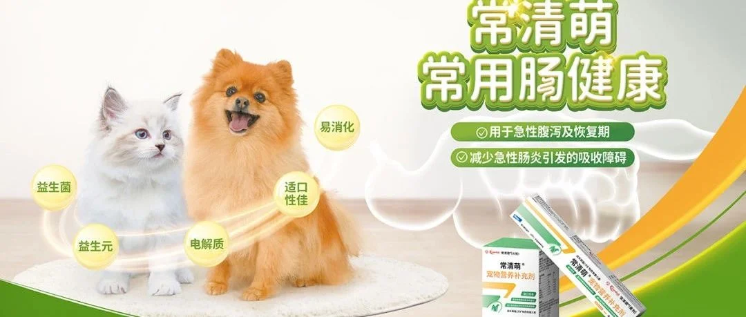 常用肠健康-礼蓝中国首款宠物胃肠健康产品常清萌上市