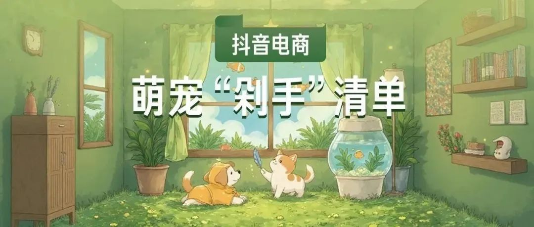 京宠展已成新流量密码丨抖音电商最新发布《萌宠“剁手”清单》，宠物年夜饭销量同比增长28%
