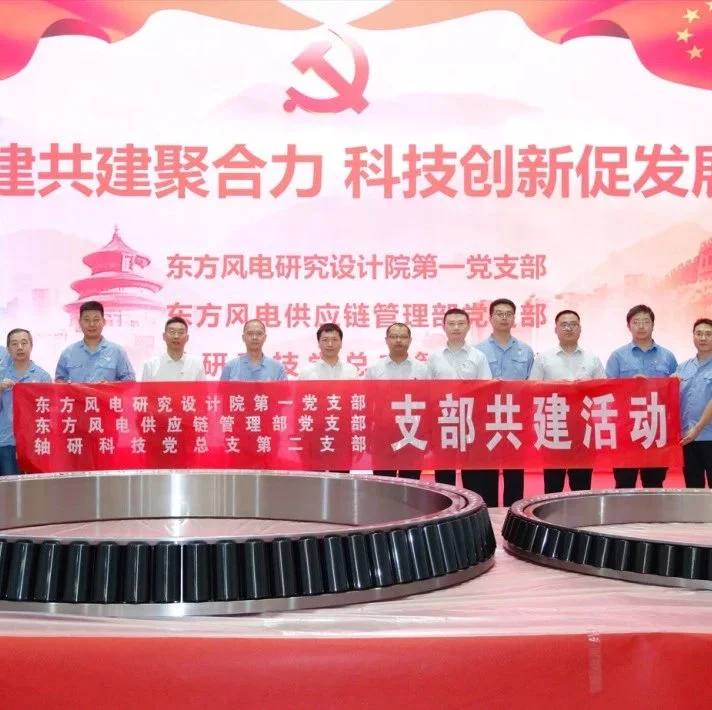 党建共建聚合力 科技创新促发展——轴研科技与东方风电开展支部共建活动