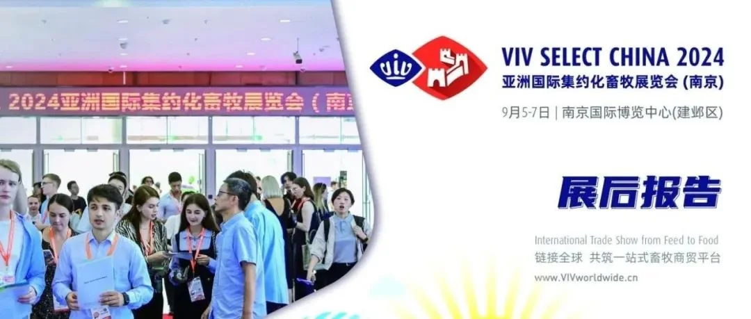 【展后报告】带您回顾 VIV SELECT CHINA  2024(南京)展会佳绩！期待2025年再相聚！