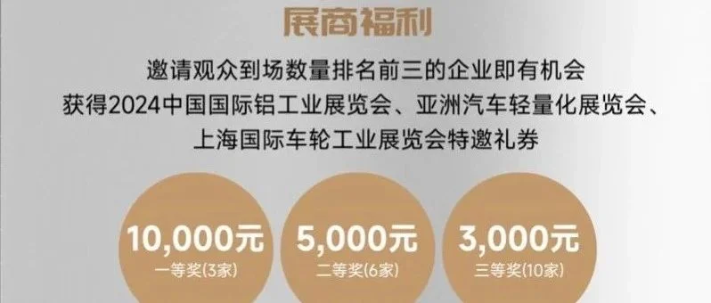@所有参展商，展商定制邀请函上线，邀伙伴同行，享万元好礼！