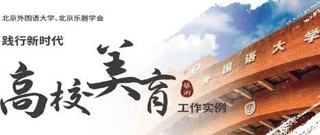 同期活动 || 北京乐器学会高校美育教育项目发布暨北外艺术项目发布