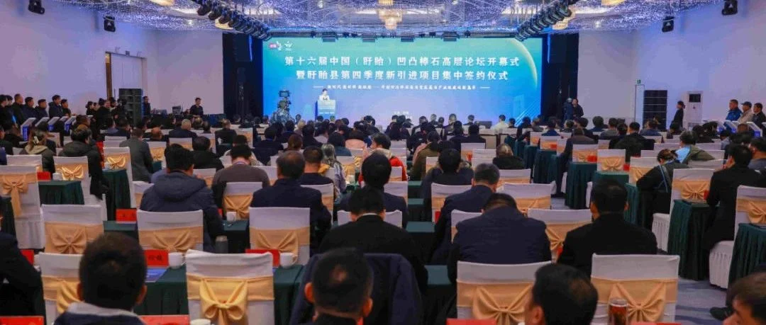 第十六届中国（盱眙）凹凸棒石高层论坛在江苏盱眙开幕！