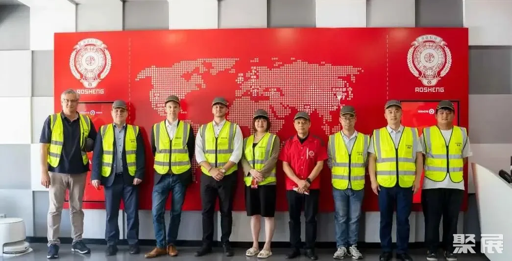 德国TENSOR一行参观考察澳盛科技！上海国际复合材料工业技术展2024展位预定、展位报价