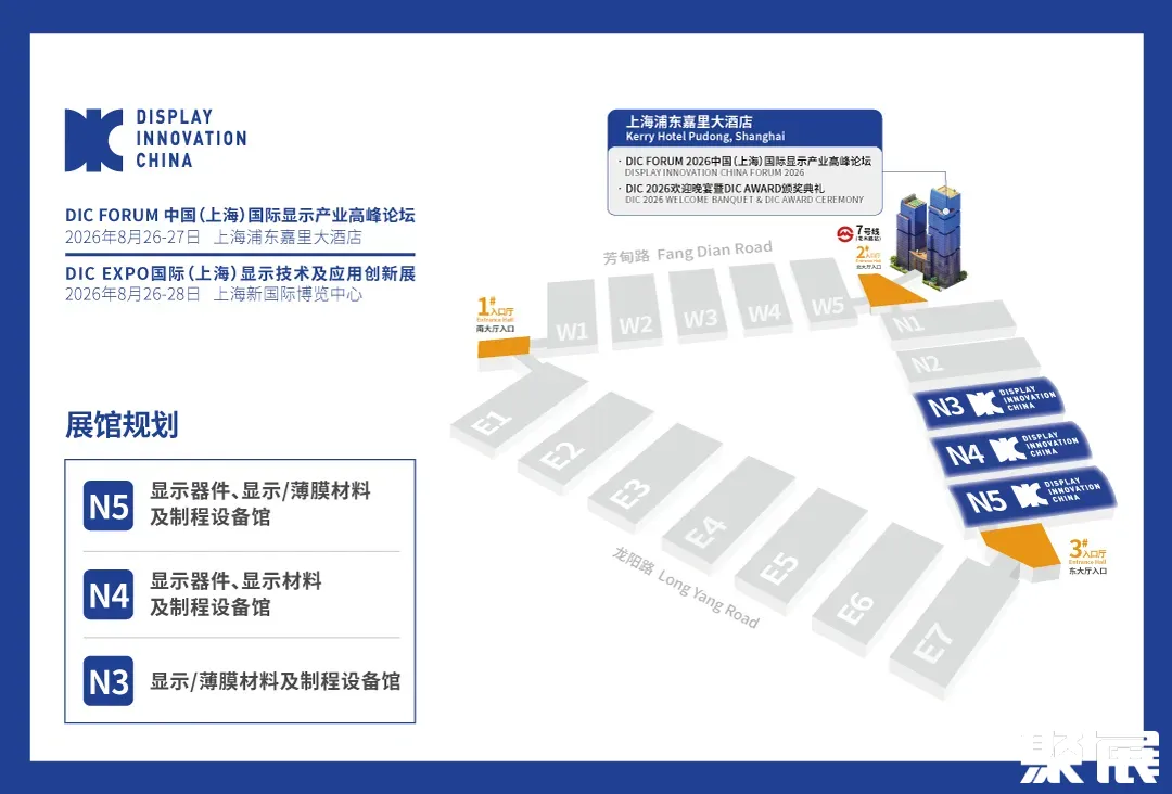 上海显示展展馆平面图